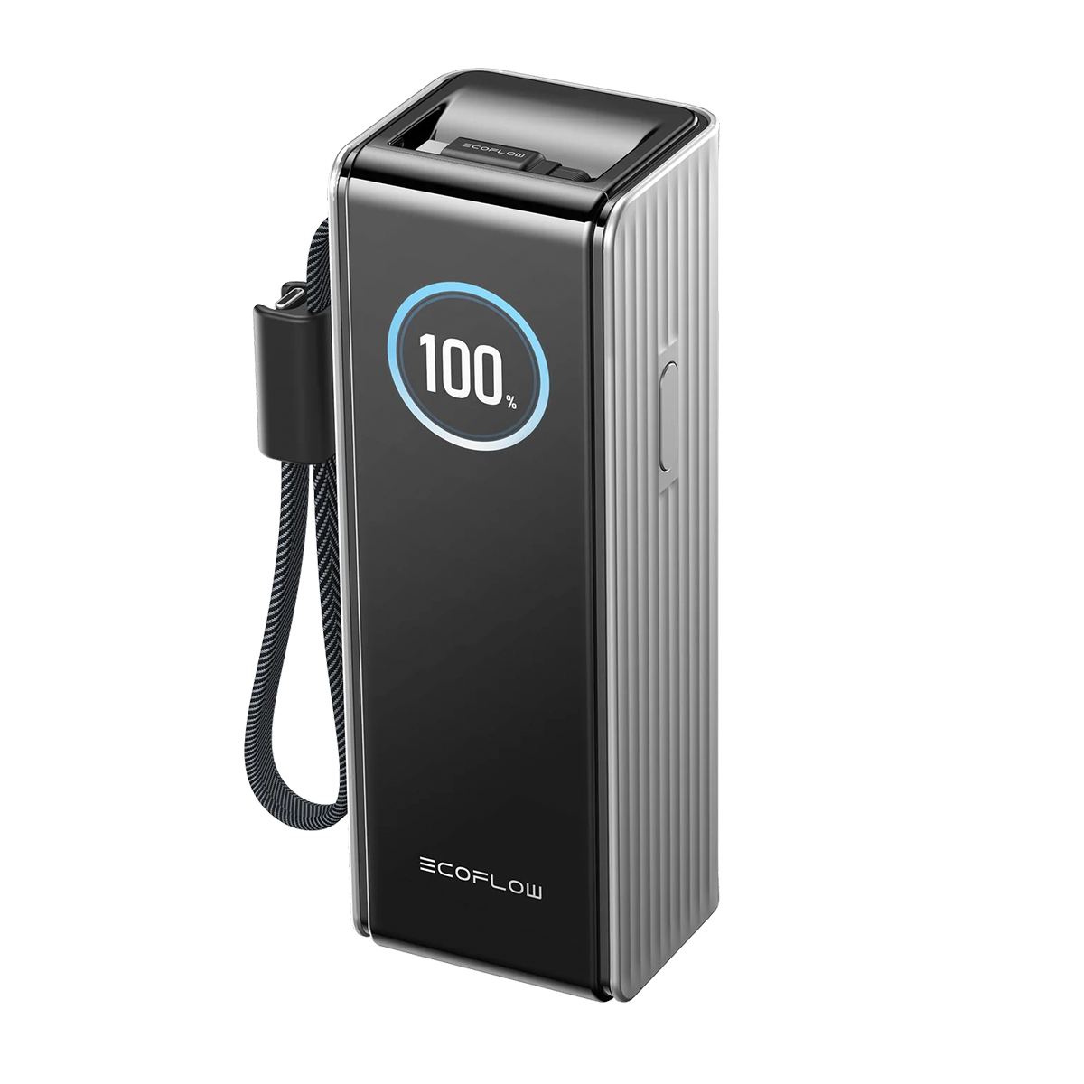 Повербанк EcoFlow RAPID 25k (25 000 мАч, 170 Вт, со встроенным и выдвижным кабелями 100 Вт)