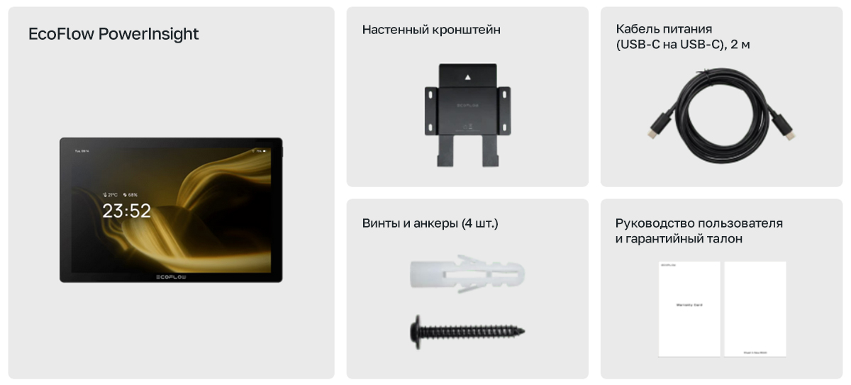 Комплектация EcoFlow PowerInsight