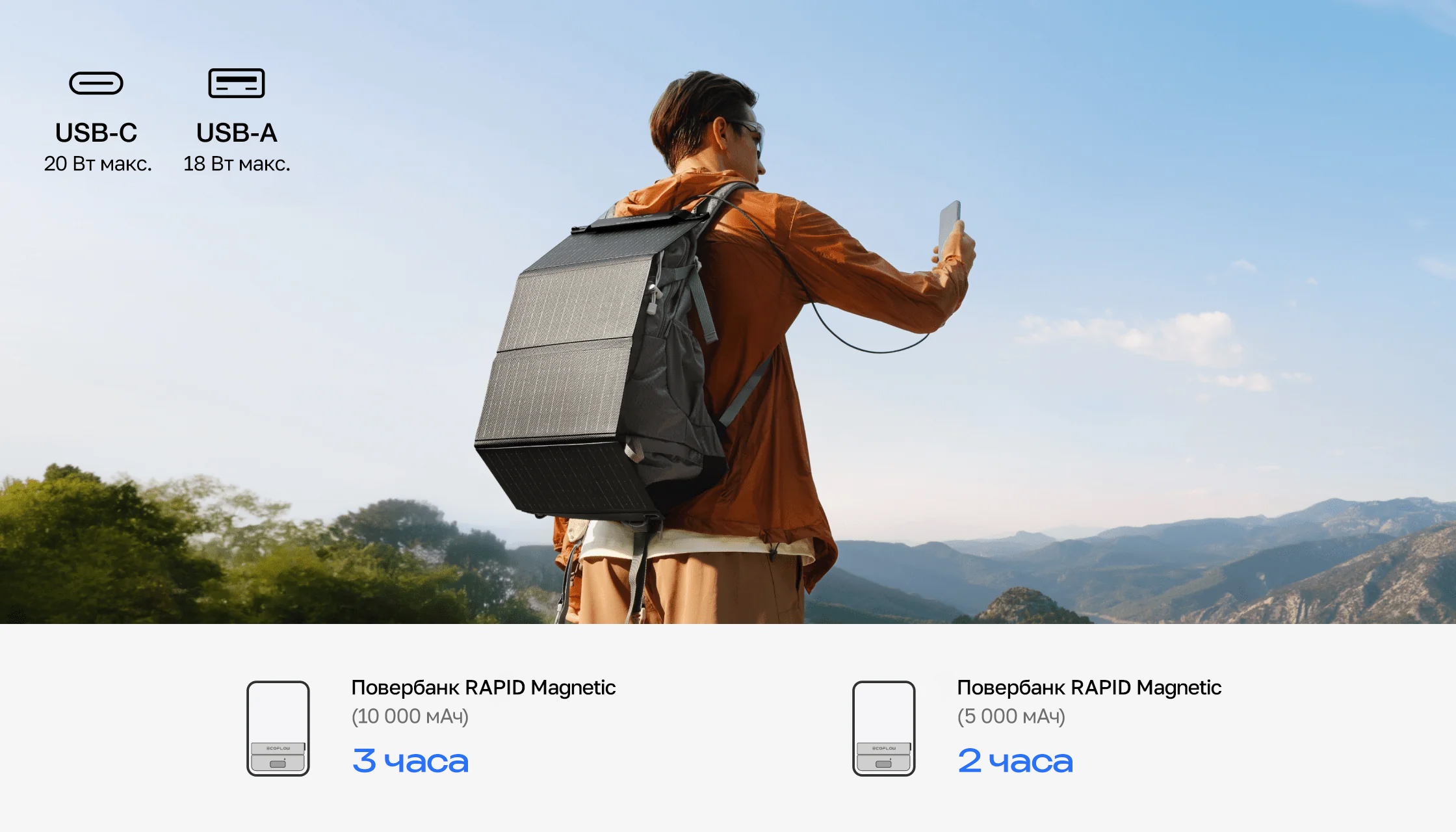 Повербанк RAPID Magnetic