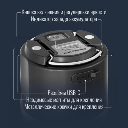 LED-лампа/фонарь/PowerBank 7200мАч EcoFlow Camping Light