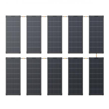 Комплект из 2 жестких солнечных панелей по 130 Вт RVMax