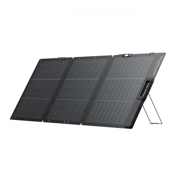 Солнечная панель складная облегченная двусторонняя EcoFlow 160 Вт - Фото0