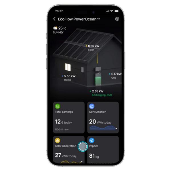 Трехфазная система энергоснабжения EcoFlow Power Ocean 10 кВтч - Фото8