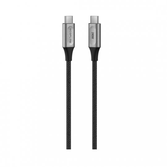 Кабель EcoFlow RAPID Pro USB-C — USB-C (240 Вт, нейлоновый)