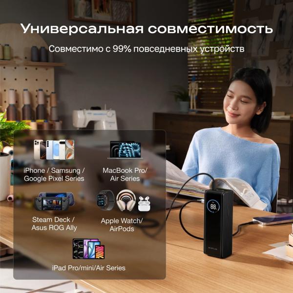 Повербанк EcoFlow RAPID (25 000 мАч, 170 Вт) - Фото8