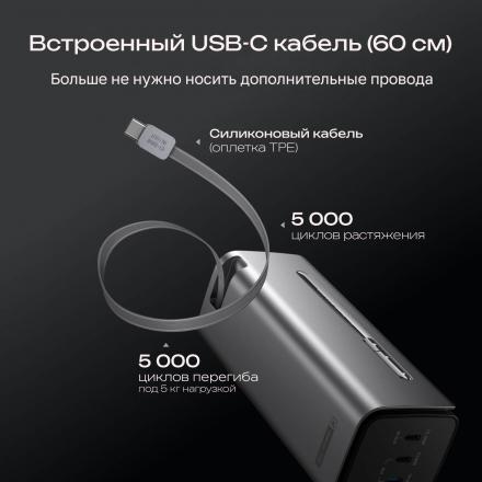 Повербанк EcoFlow RAPID Pro (20000 мАч, 230 Вт, встроенный кабель 100 Вт)