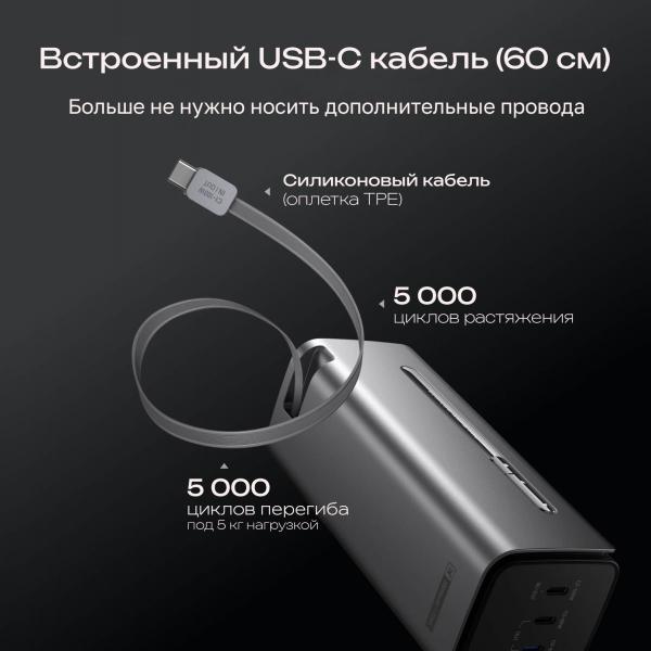 Повербанк EcoFlow RAPID Pro (20000 мАч, 230 Вт, встроенный кабель 100 Вт) - Фото8