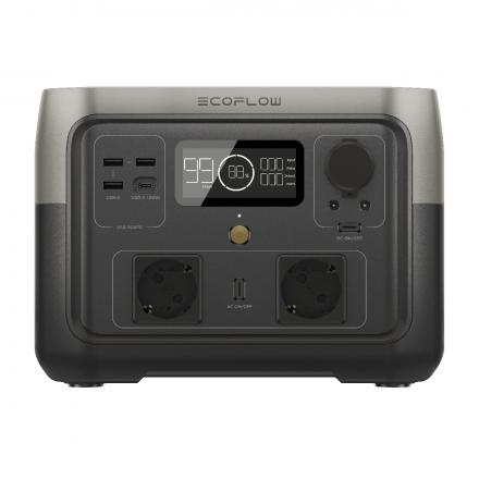 Портативная зарядная станция EcoFlow RIVER 2 Max (512 Втч)